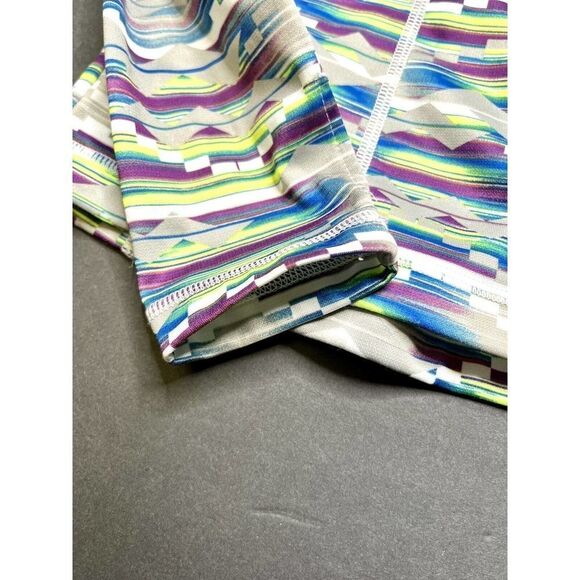 FILA SPORT 1/3 ZIP PULLOVER RUNNING JACKET Geometric Patterns SIZE S EUC - Picture 6 of 7